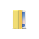 apple, ipad, product, silver, smartcover, yellow