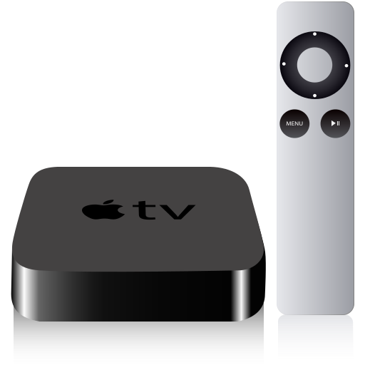 Apple, third generation apple tv, tv icon - Free download