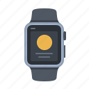 apple watch, device, message, notification, short look, smartwatch, timepiece