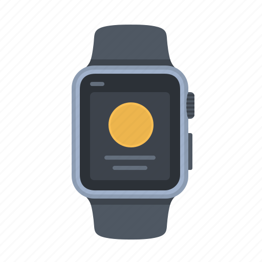 Apple watch, device, message, notification, short look, smartwatch, timepiece icon - Download on Iconfinder