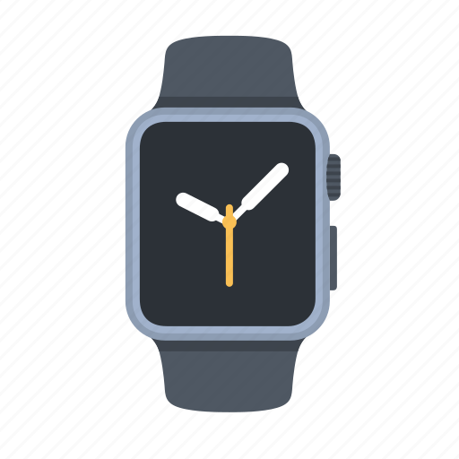 Apple watch, clock, clock face, device, smartwatch, time, timepiece icon - Download on Iconfinder