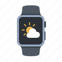 app, apple watch, device, smartwatch, timepiece, weather, weather app