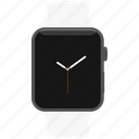 apple, gray, space, watch, white