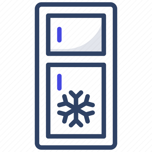 Fridge, refrigerator, freezer, household, icebox icon - Download on Iconfinder
