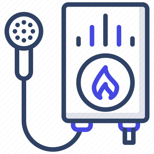 Water geyser, electronic, water boiler, appliance, gas geyser icon - Download on Iconfinder