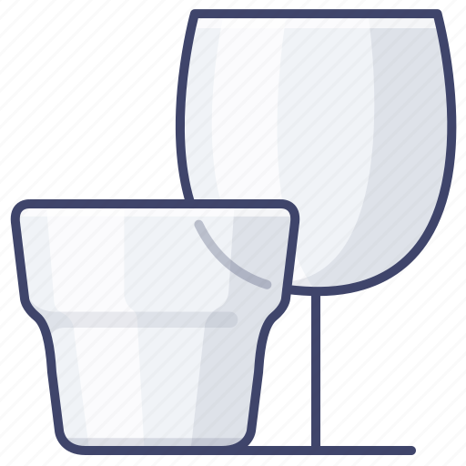 Cups, drink, glass, glassware icon - Download on Iconfinder