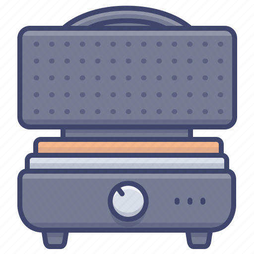 Iron, waffle, kitchen, maker icon - Download on Iconfinder
