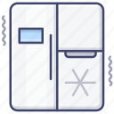refrigerator, fridge, appliance, kitchen