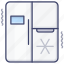 refrigerator, fridge, appliance, kitchen 