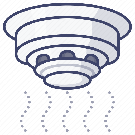 Detector, fire, smoke, alarm icon - Download on Iconfinder