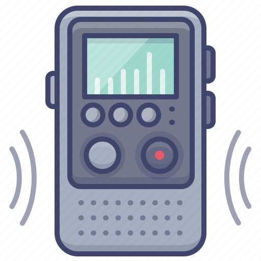 Recorder, electronic, voice, microphone icon - Download on Iconfinder
