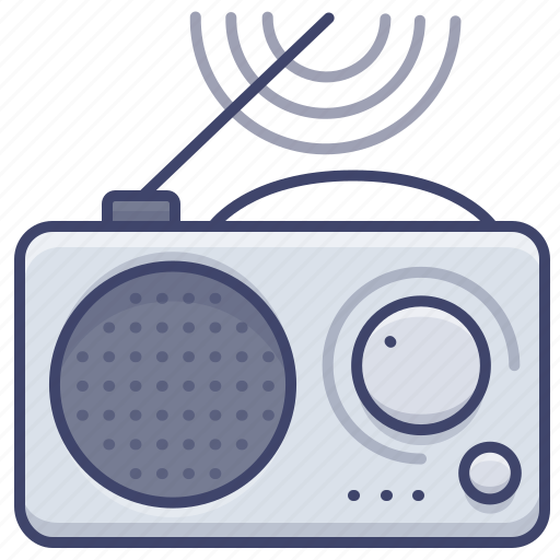 Radios, device, radio, electronic icon - Download on Iconfinder