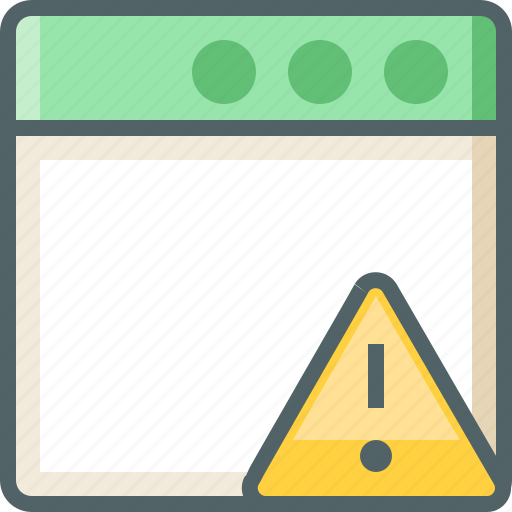 Application, caution icon - Download on Iconfinder