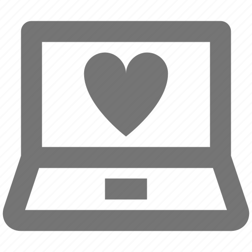 Heart, laptop, favorite, like, browser, page, tab icon - Download on Iconfinder