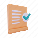 paper, approve, agreement, document, checkmark, report, survey 