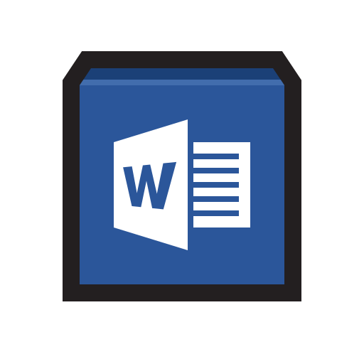 Microsoft, word, word processing, word processor, writer icon - Free download