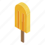 apricot, cartoon, food, isometric, party, popsicle, vintage 