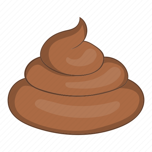 Brown, cartoon, dung, excrement, shit, smell, turd icon - Download on Iconfinder