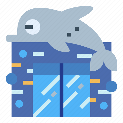 Aquarium, building, dolphin, monument icon - Download on Iconfinder
