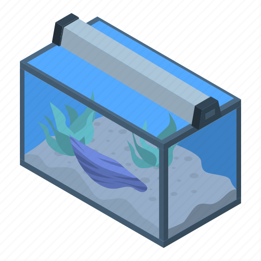 Aquarium, cartoon, home, isometric, kid, nature, water icon - Download on Iconfinder