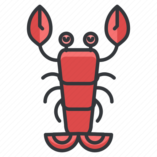 Animal, aquatic, lobster, marine, nautical, sea, seafood icon - Download on Iconfinder