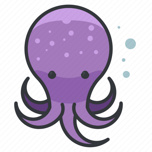 Animal, aquatic, marine, nautical, ocean, octopus, sea icon - Download on Iconfinder