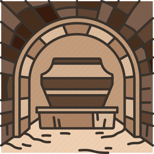 Crypt, cemetery, tomb, coffin, grave icon - Download on Iconfinder