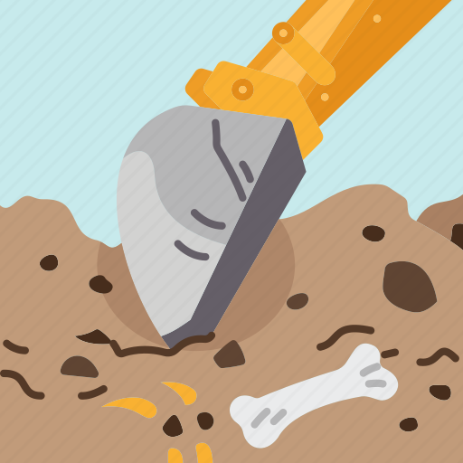 Excavate, dig, soil, site, machinery icon - Download on Iconfinder