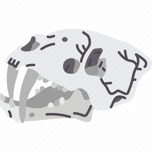 Skull, animal, skeleton, bones, creature icon - Download on Iconfinder