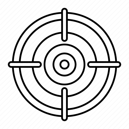 Aim, dartboard, focus, bullseye, target, archery icon - Download on Iconfinder