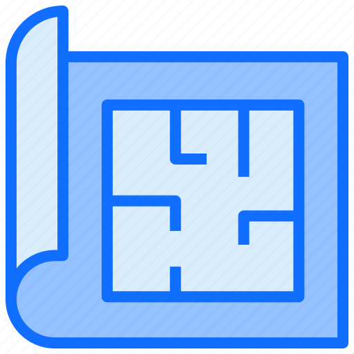Architecture, floor, plan, property, house icon - Download on Iconfinder