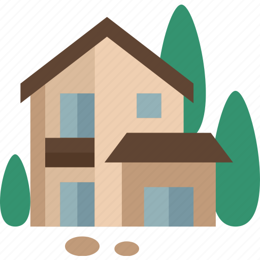 House, exterior, home, property, residential icon - Download on Iconfinder