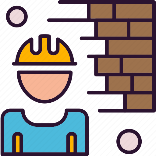 Brick, construction, woker icon - Download on Iconfinder