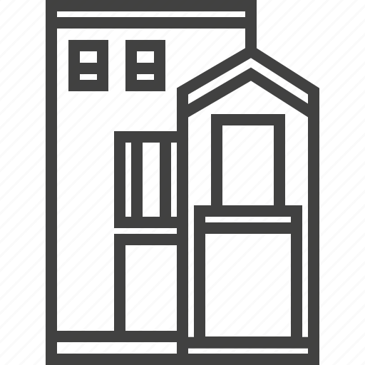 Architecture, building, estate, home, house, modern, property icon - Download on Iconfinder