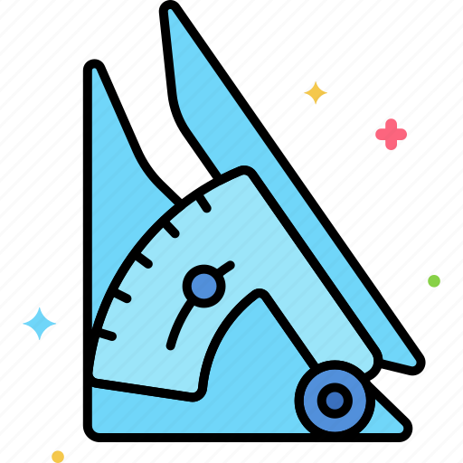 Adjustable, triangle, tools, stationery icon - Download on Iconfinder