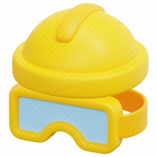 Helmet, safety, glasses, construction, protection, security, equipment icon - Download on Iconfinder