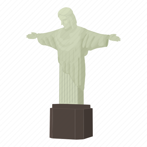 Brazil, cartoon, christ, christ statue, janeiro, jesus, rio icon - Download on Iconfinder