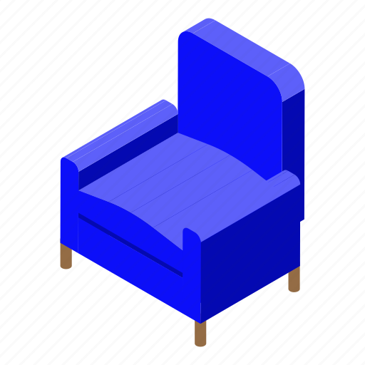 Armchair, business, cartoon, fashion, interior, isometric, logo icon - Download on Iconfinder