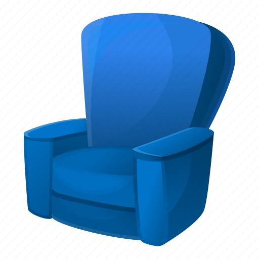 Armchair, blue, business, fashion, house, retro icon - Download on Iconfinder
