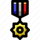 achievement, army, badge, medal, military, reward, soldier