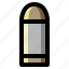 bullet, gun, military, pistol, projectile, shot, weapon 