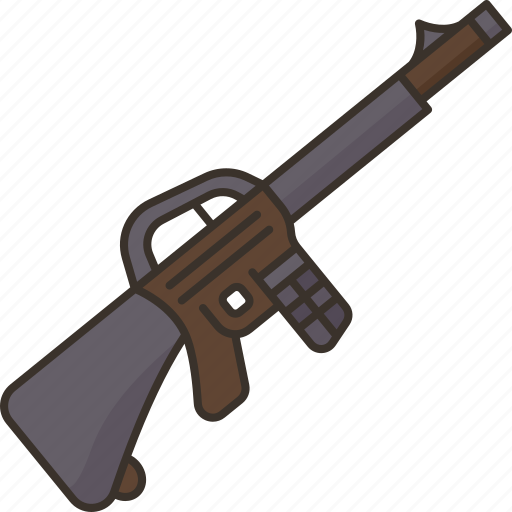 Gun, rifle, sniper, weapon, shooting icon - Download on Iconfinder