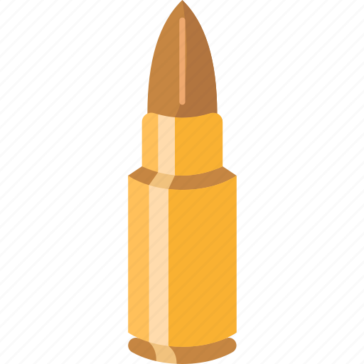 Cartridge, bullet, ammunition, gun, weapon icon - Download on Iconfinder