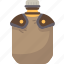 flask, bottle, military, water, drinking 