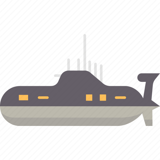Submarine, underwater, naval, diving, military icon - Download on Iconfinder