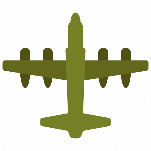 Cargo, plane, military, war, vehicle icon - Download on Iconfinder