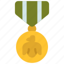 commendation, medal, military, war, medallion