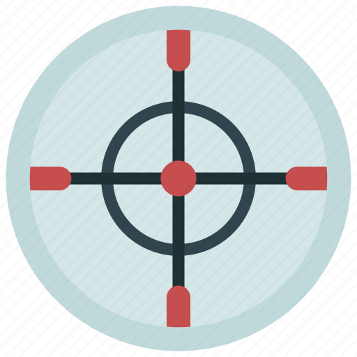 Gun, scope, military, war, weapon, reticule icon - Download on Iconfinder