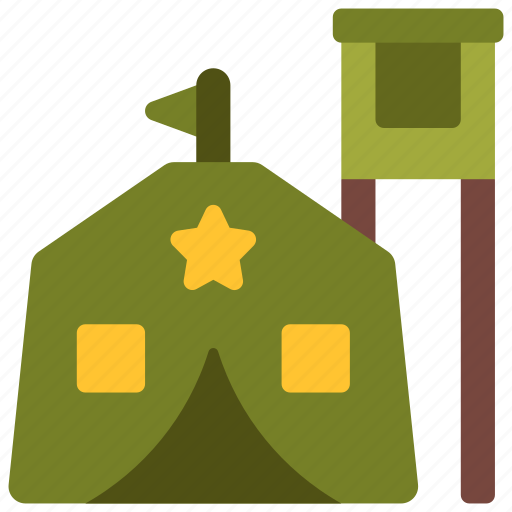 Military, base, war, marines, tent icon - Download on Iconfinder