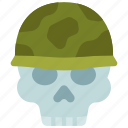 skull, military, war, soldier, skeleton
